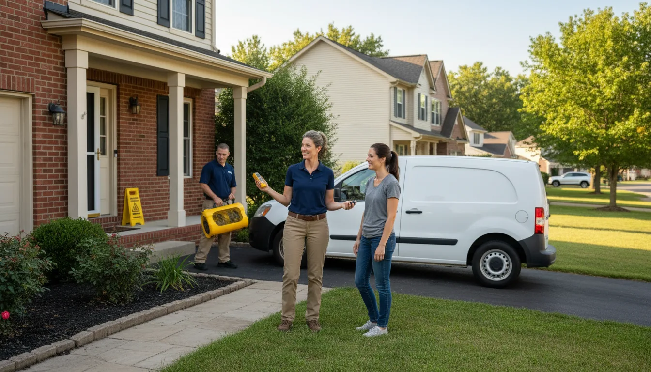 Residential water damage restoration in Valley Farms, AZ